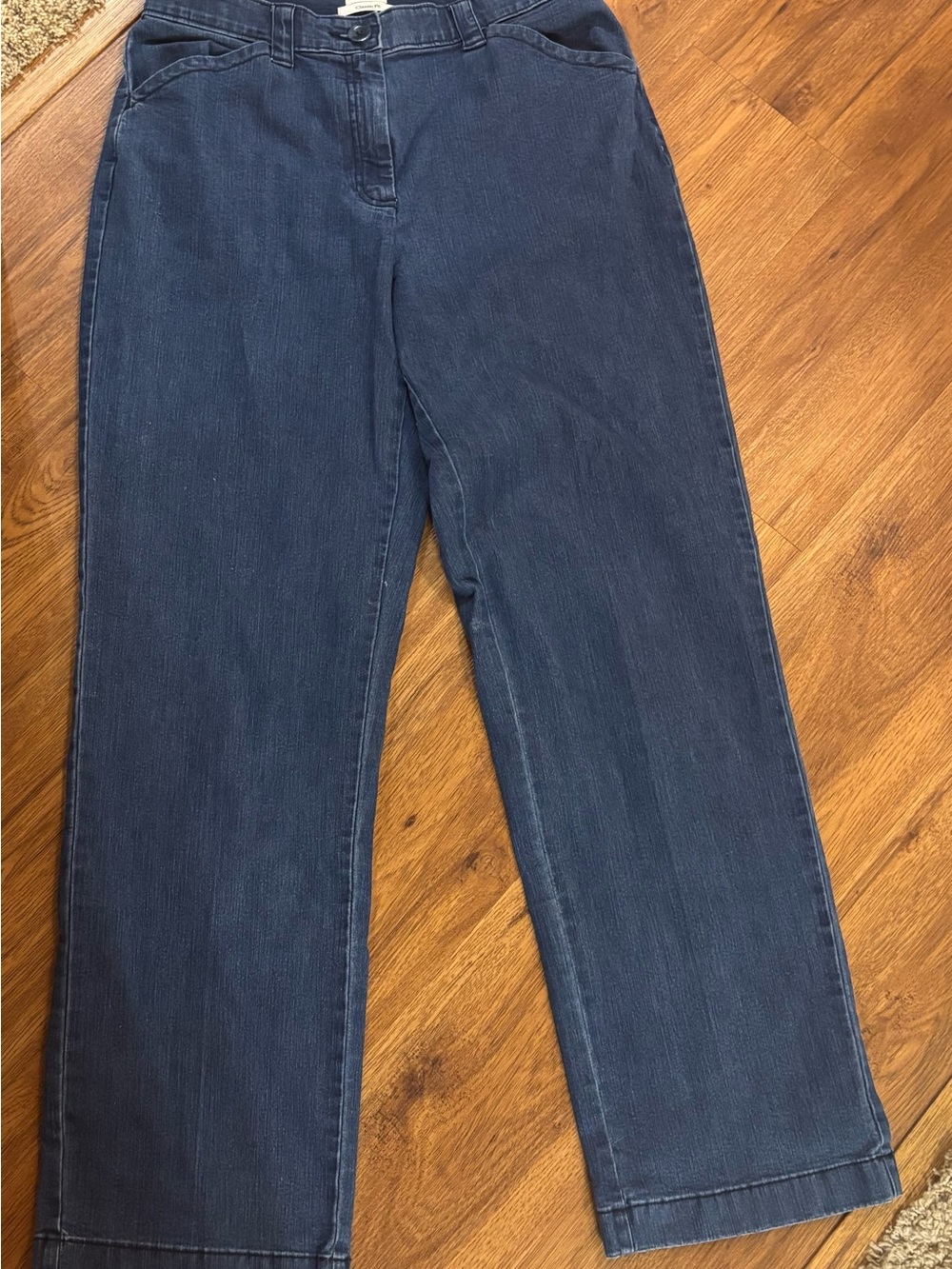 L.L. Bean Women's Straight Leg Jeans Classic Fit - Dark Blue